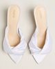 Maeve Ilora Satin Twist Mule Heels - 3