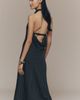 Maeve Jamie Satin Halter Midi Dress - 3