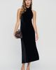 Maeve Jamie Velvet Halter Midi Dress - 1