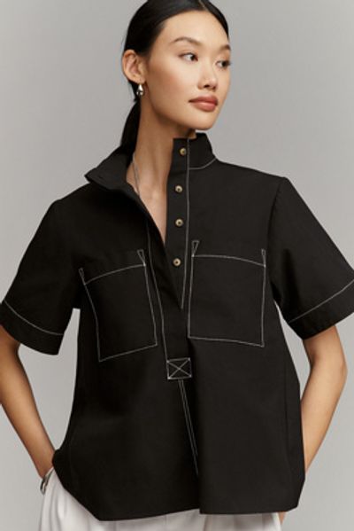 Maeve Jeannie Popover Swing Top by Maeve