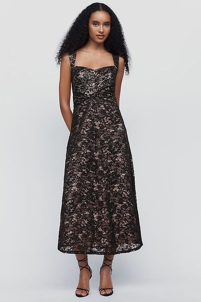Maeve Jocelyn Sequined Midi Dress