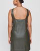 Maeve Keiko Faux Leather Mini Swing Dress - 8