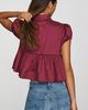 Maeve Keyhole Peplum Top - 4