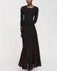 Maeve Knit Lurex Pleated Maxi Dress - 1