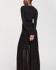 Maeve Knit Lurex Pleated Maxi Dress - 4