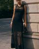 Maeve Knit Mesh Maxi Dress - 1