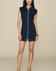 Maeve Knit Mini Shirt Dress - 1