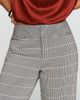 Maeve Knit Plaid Trousers Pants - 8