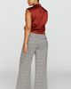 Maeve Knit Plaid Trousers Pants - 9