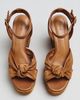 Maeve Knotted Suede Platform Sandals - 2