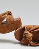 Maeve Knotted Suede Platform Sandals - 4