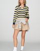 Maeve Lace-Trim Corsetted Long-Sleeve Polo - 4