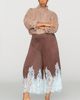 Maeve Lace Trim Culotte Pants - 1