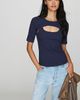 Maeve Layered Cutout Top - 1