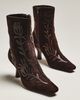 Maeve Leather Appliqué Ankle Boots - 1