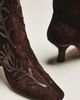 Maeve Leather Appliqué Ankle Boots - 3