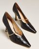 Maeve Leather Chain Pumps - 1