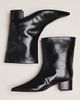 Maeve Leather Pointed-Toe Block Heel Boots - 2
