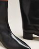Maeve Leather Pointed-Toe Block Heel Boots - 3
