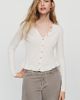 Maeve Long-Sleeve Ruffled Cardigan Sweater - 3