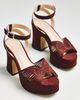Maeve Lorelei Leather Platform Sandals - 1