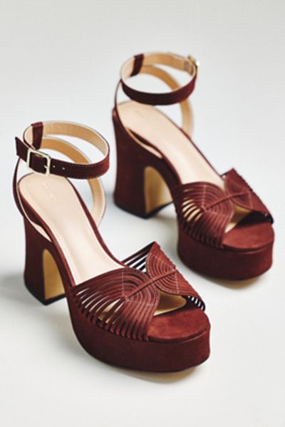 Maeve Lorelei Leather Platform Sandals