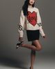 Maeve Lovestruck Long-Sleeve Crew-Neck Sweater - 2