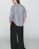 Maeve Mabel 100% Cotton Boxy Oxford Shir Top - 2
