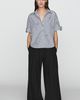 Maeve Mabel 100% Cotton Boxy Oxford Shir Top - 4