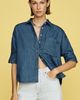 Maeve Mabel Boxy Denim Shirt Top - 2