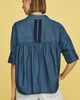 Maeve Mabel Boxy Denim Shirt Top - 5