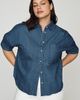 Maeve Mabel Boxy Denim Shirt Top - 6