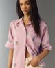 Maeve Mabel Boxy Embroidered Oxford Shirt by Maeve Top - 1