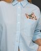 Maeve Mabel Boxy Oxford Embroidered Shirt Top - 4