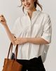 Maeve Mabel Boxy Oxford Shirt by Maeve Top - 2