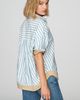 Maeve Mabel Contrast Boxy Oxford Shirt Top - 2