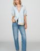 Maeve Mabel Contrast Boxy Oxford Shirt Top - 3