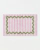 Maeve Madeline Cotton Tufted Stripe Scallop Bathmat - 1