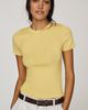 Maeve Markie Lightweight 100% Cashmere Short-Sleeve Sweater - 1