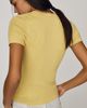 Maeve Markie Lightweight 100% Cashmere Short-Sleeve Sweater - 3