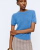 Maeve Mercer Cashmere Short Sleeve Sweater - 1