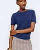Maeve Mercer Cashmere Stretch Short Sleeve Sweater - 2