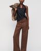Maeve @merricksart x Maeve Colette Faux Suede Full Length Pants - 1