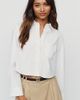 Maeve Merritt Cotton Stretch Cropped Buttondown Shirt - 1