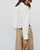 Maeve Merritt Cotton Stretch Cropped Buttondown Shirt - 4