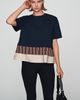 Maeve Mixed-Media Swing Top - 1