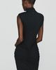 Maeve Mock-Neck Ruched Mini Dress - 2