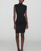 Maeve Mock-Neck Ruched Mini Dress - 3
