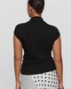 Maeve Mock Neck Wrap Top - 4