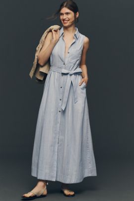 Maeve - Strapless Corset Fit & Flare Midi Dress Maeve - Strapless Corset Fit & Flare Midi Dress